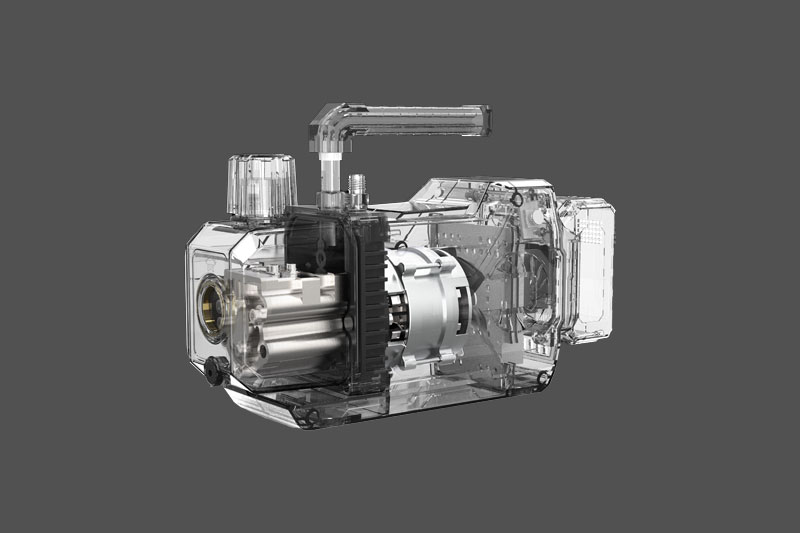 rotary vane vacuum pump structure