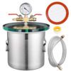 Tempered Glass Lid Vacuum Chamber in Stainless Steel 2