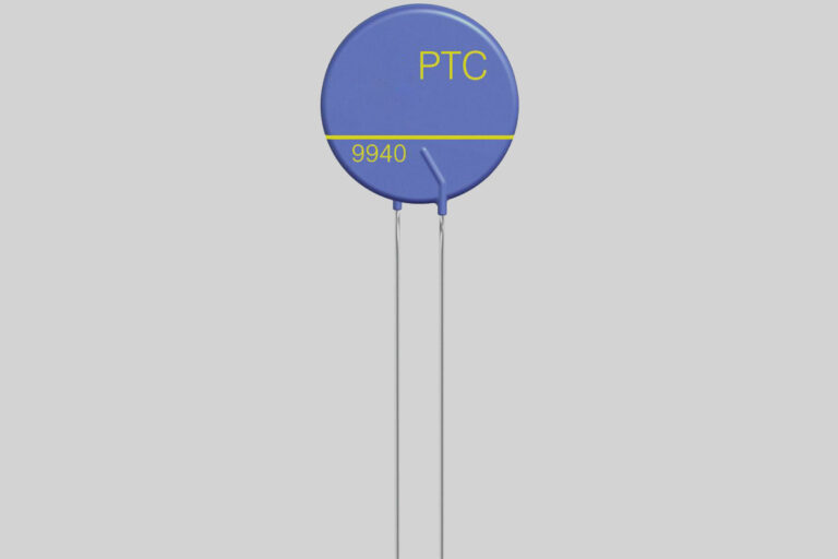 PTC thermistor for a vacuum pump motor