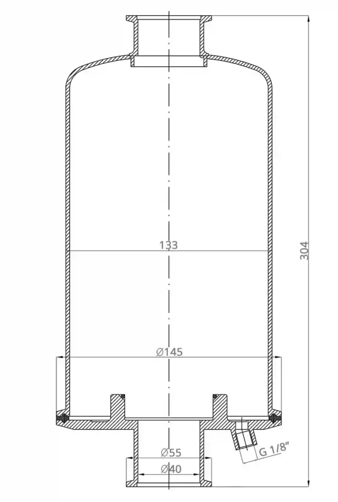 TMS021 exhaust filter