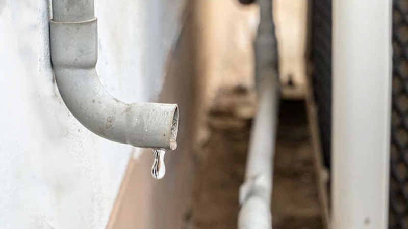 Blocked AC Drain Line