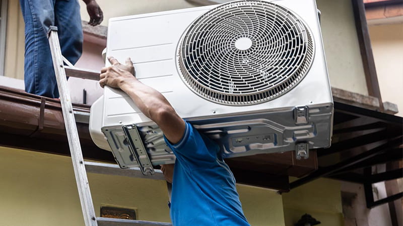 New AC Installation with Vacuum Pump