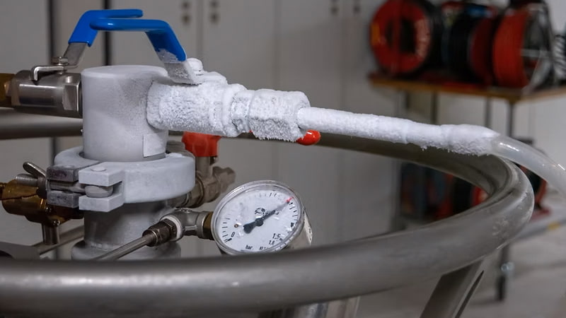 Vacuum Pump for Deep Freezer Evacuation