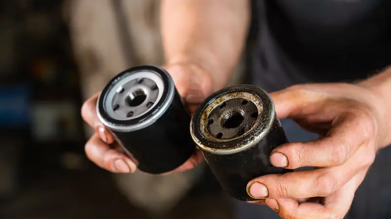 Clogged vs Clean Vacuum Pump Filter