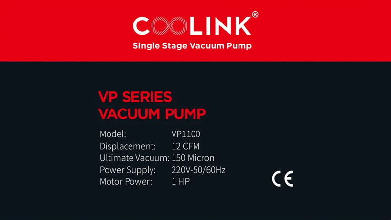 A close-up on a two-stage pump's specification plate, highlighting the 