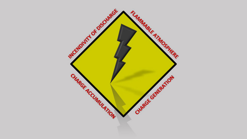 A bold, clear safety warning symbol (like an exclamation point in a triangle) next to a halogen leak detector, with a flame icon over it