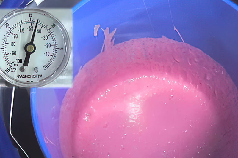 degassing solution